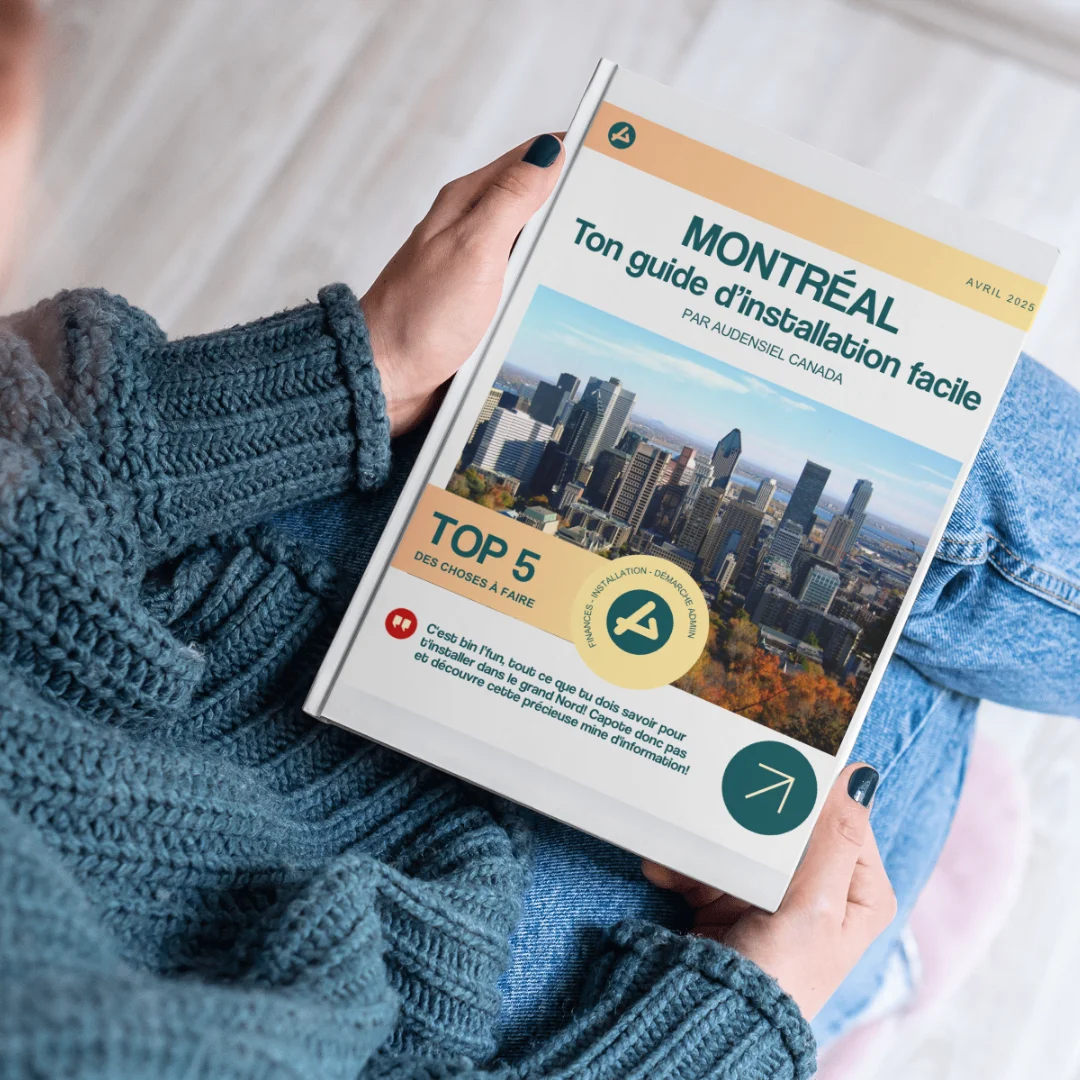 Conseil TI à Montréal - Personne tenant le magazine "Montréal : ton guide d'installation facile"